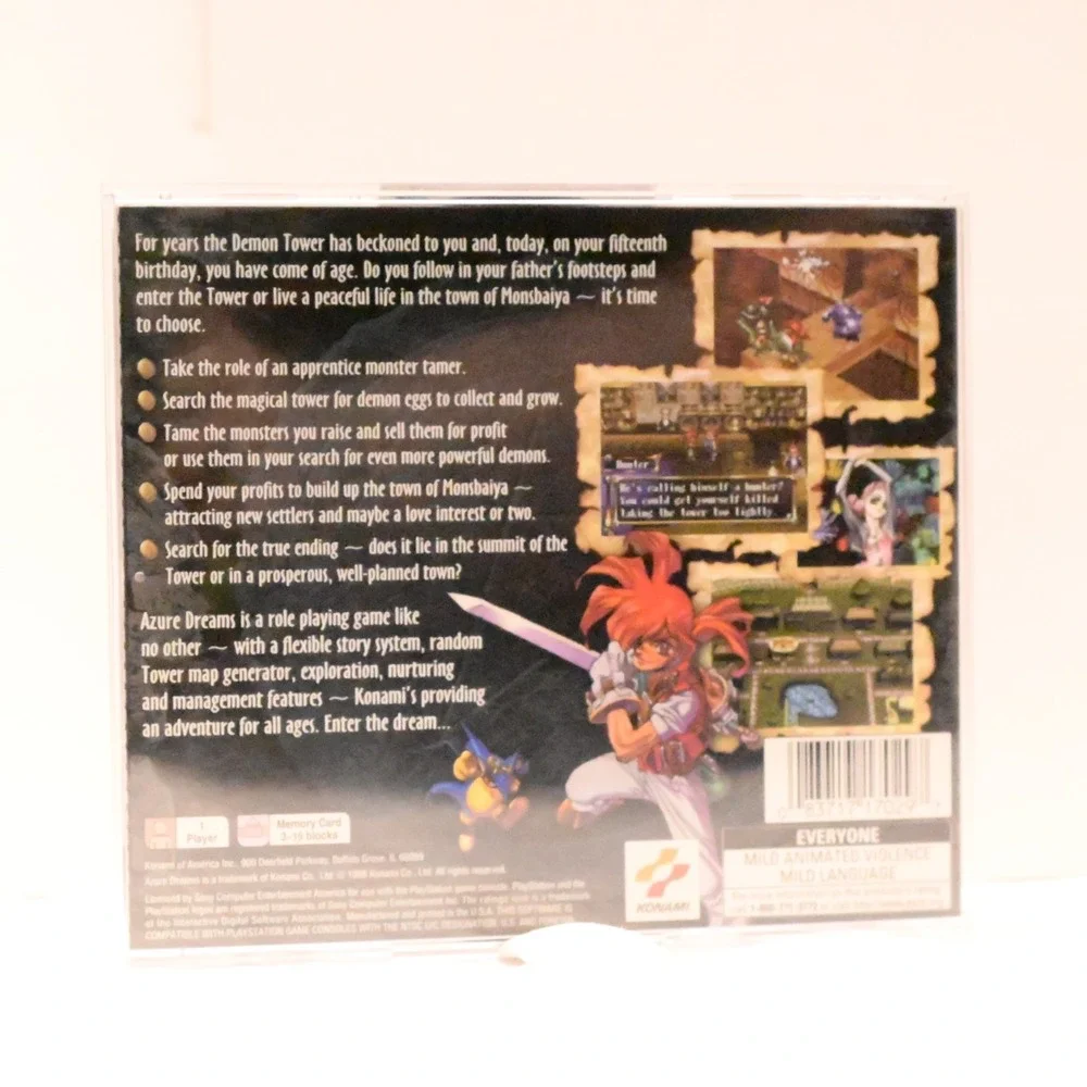 Azure Dreams PS1 Complete With Manual Case Disc PlayStation